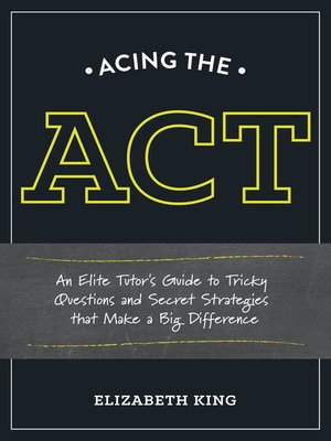 cover image of Acing the ACT